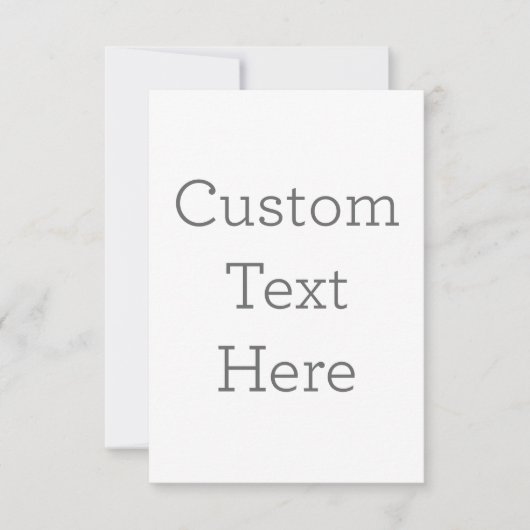 8.9cm x 12.7cmフラットサンキューカード (正面)