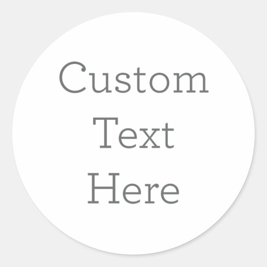 ユニーク文字シール ラウンドシール (正面)