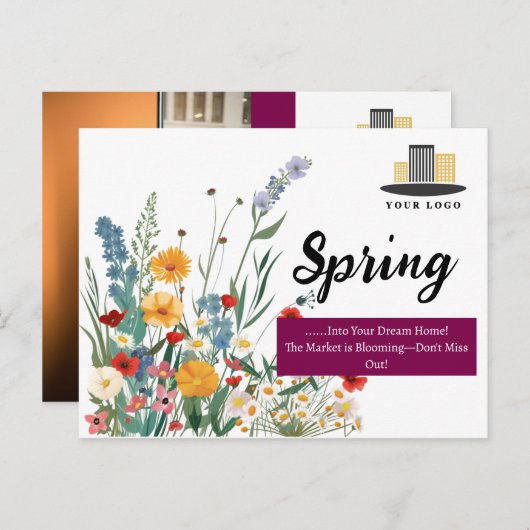 ユニーク春実在不動産 ポストカード (正面/裏面)