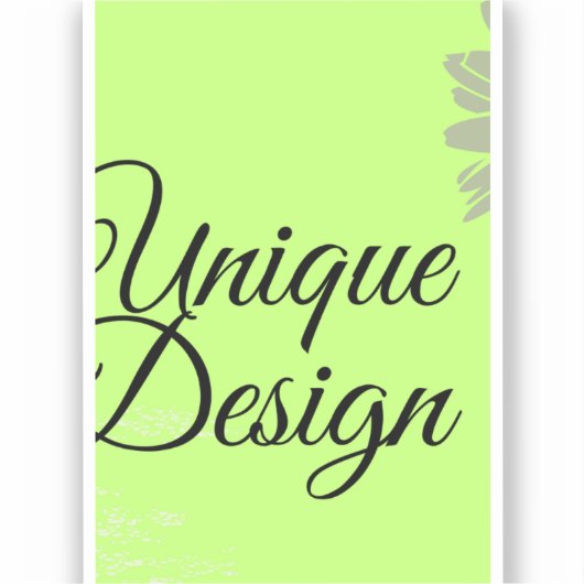 ユニーク棒 シール (正面)