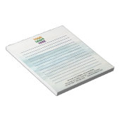 ユニーク海のバック企業のグラゴの線 ノートパッド (アングル)