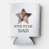 ユニーク父モダンの日5つ星パパ1写真 缶クーラー (正面)