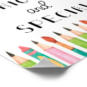 ユニーク特別学校教室芸術 ポスター (角)