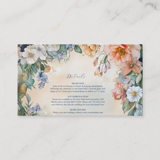 ユニーク王室のビクトリアンエレガ結婚ンス エンクロージャーカード (正面)