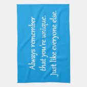 -ユニーク皮肉な禅 キッチンタオル (縦)