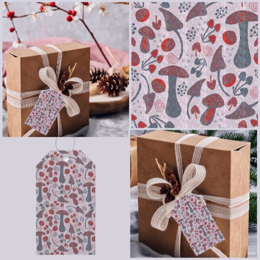 ユニーク秋パターンスタイル ギフトタグ