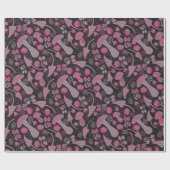 ユニーク秋パターンスタイル ラッピングペーパー (フラット)