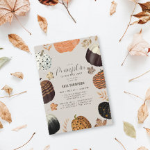 ユニーク秋色彩の鮮やかリトルカンプキンベイビーシャワー