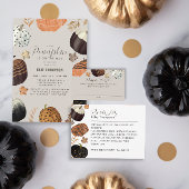 ユニーク秋色彩の鮮やかリトルカンプキンベイビーシャワー 招待状