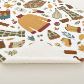 ユニーク紅葉ハーベストオータムカボチャ シェルパブランケット (3/4)