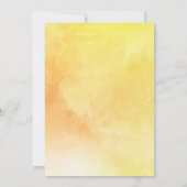 ユニーク紅葉傘ブライダルシャワー招待状 招待状 (裏面)