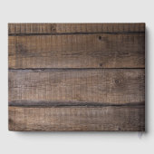 ユニーク素朴モダン生誕パーソナライズされた生日 ゲストブック (裏面)