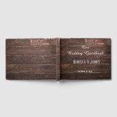 ユニーク素朴書結婚の客書 ゲストブック (全面)