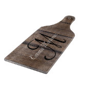 ユニーク素朴結婚Monogram カッティングボード (角)