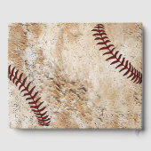 ユニーク結婚パーソナライズされた野球のゲストブック ゲストブック (裏面)