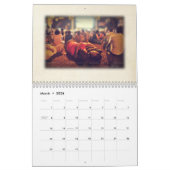 ユニーク結婚パーソナライズされたPhoto Guest Book カレンダー (3月 2026)