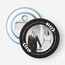ユニーク結婚式の引き出物カスタムフォトボトルオープナー