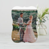 ユニーク結婚式招待状日付の保存 (スタンド正面)