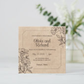 ユニーク結婚式招待状 招待状 (スタンド正面)