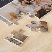 ユニーク結婚''S thank you Photo Collage ジグソーパズル (側面)