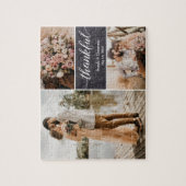 ユニーク結婚''S thank you Photo Collage ジグソーパズル (縦)