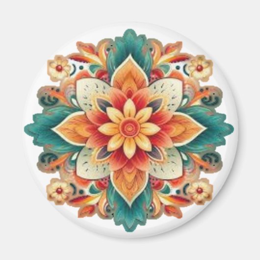 ユニーク美しいの花：珍しく絶妙な開花 マグネット (正面)