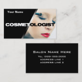 ユニーク美容師名刺 名刺 (正面/裏面)