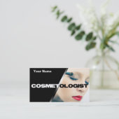 ユニーク美容師名刺 名刺 (スタンド正面)