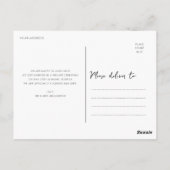 ユニーク脚記結婚録葉書 ポストカード (裏面)