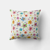 ユニーク花柄モダンスタイリッシュ装飾用クッション クッション (裏面)