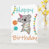 ユニーク誕生日ウィッシュハッピーバースデーへ カード (黄色い花)