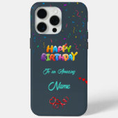 ユニーク誕生日iPhone 15 Pro Maxケース Case-Mate iPhoneケース (裏面)