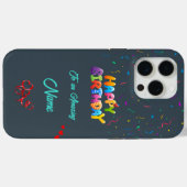 ユニーク誕生日iPhone 15 Pro Maxケース Case-Mate iPhoneケース (裏面 (横))