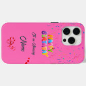 ユニーク誕生日iPhone 15 Pro Maxケース Case-Mate iPhoneケース (裏面 (横))