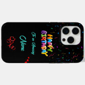 ユニーク誕生日iPhone 15 Pro Maxケース Case-Mate iPhoneケース (裏面 (横))