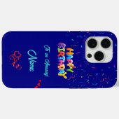 ユニーク誕生日iPhone 15 Pro Maxケース Case-Mate iPhoneケース (裏面 (横))