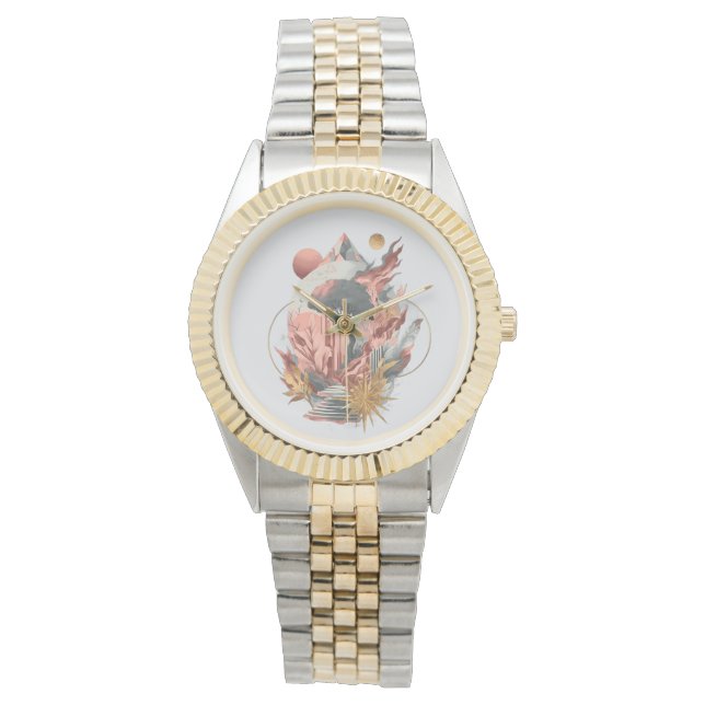 ユニーク調和型枠 腕時計 (正面)