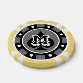 ユニーク賭博ゲーム用イエローカジノトランプのポーカーチップ ポーカーチップ (シングル)