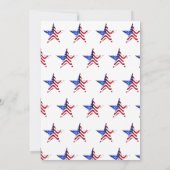 ユニーク軍隊陸軍空軍退職パーティー 招待状 (裏面)