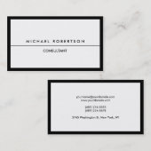 ユニーク違う白黒 名刺 (正面/裏面)