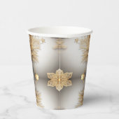 ユニーク金ゴールド装飾ホリデー紙カップ 紙コップ (右)