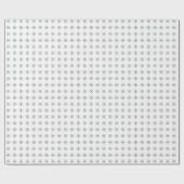 ユニーク雪片パターン ラッピングペーパー (フラット)