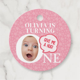 ユニーク顔写真感謝していラベル：誕生日パーティー フェイバータグ