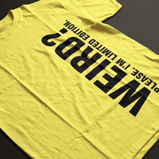 ユニーク風変わりT型 – スタンドアウトスタイル Tシャツ