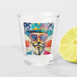 ユニーク7月4日 ショットグラス