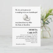 ユニーク,おもしろいカンタローペ結婚式招待状 招待状 (スタンド正面)