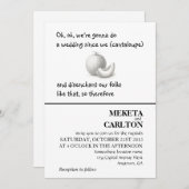 ユニーク,おもしろいカンタローペ結婚式招待状 招待状 (正面/裏面)