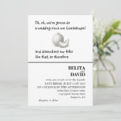 ユニーク,おもしろいカンタローペ結婚式招待状 招待状 (スタンド正面)