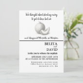 ユニーク、おもしろい結婚式招待状 招待状 (スタンド正面)