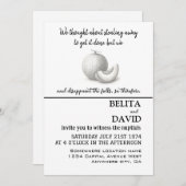 ユニーク、おもしろい結婚式招待状 招待状 (正面/裏面)